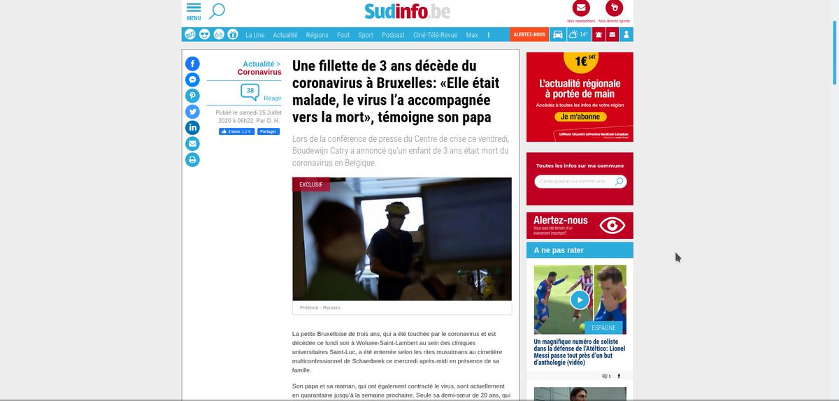 Question 4L'interview du père à SudPresse (ou Meuse Info), est-ce que c'est le père qui a cherché à contacter ce média (et pourquoi ce média-là) ? Ou est-ce que ce sont les journalistes qui sont allés le chercher ?28/n