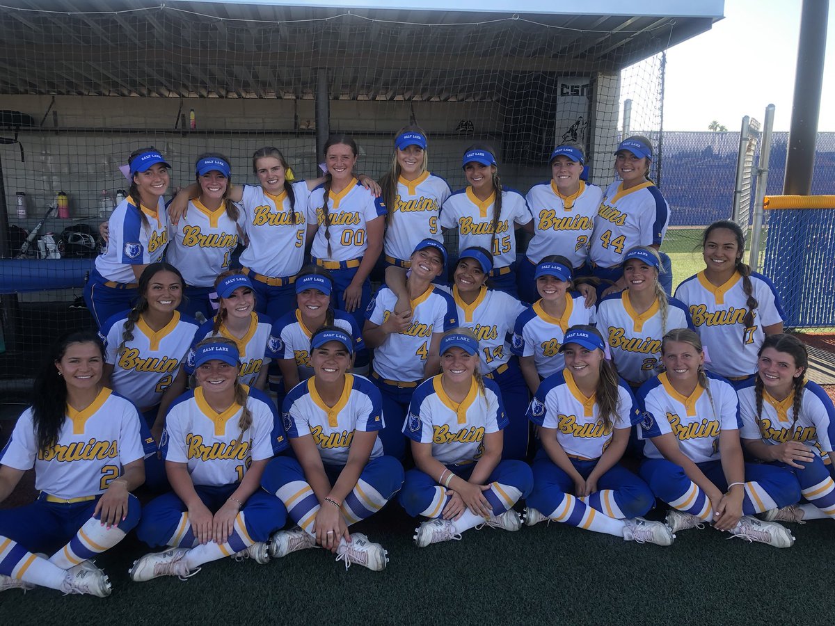SLCC_Softball's tweet photo. The Bruins get โ๐ผ Wโs!! Winning 4-2 & 13-8!! Finishing as SWAC Champs & a 38-2 SWAC record!! #team22 #bethebrady #forelia #GoBruins ๐๐ป๐๐ฅ๐ฅณ https://t.co/BzEQLJN3zT