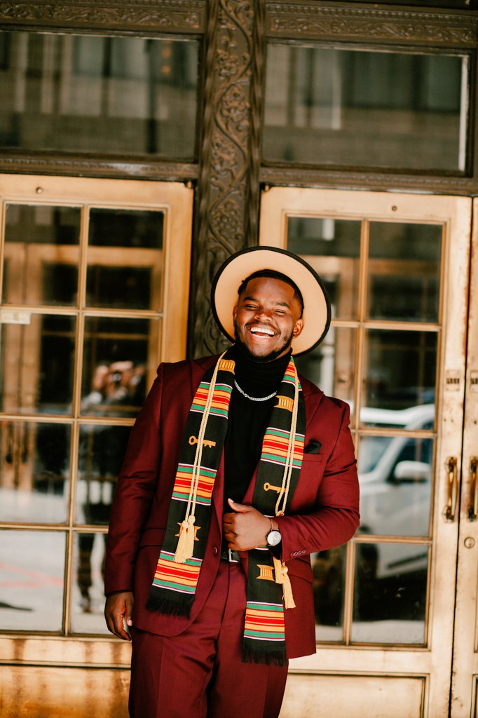 Rkirby_Jr's tweet photo. First and foremost all glory to God. I am graduating with my Masters as a Honors Graduate in less than 24 hours. With GOD ALL THINGS ARE POSSIBLE. Young Black and BLESSED. #Blackexcellence https://t.co/P9VHBfgkhd