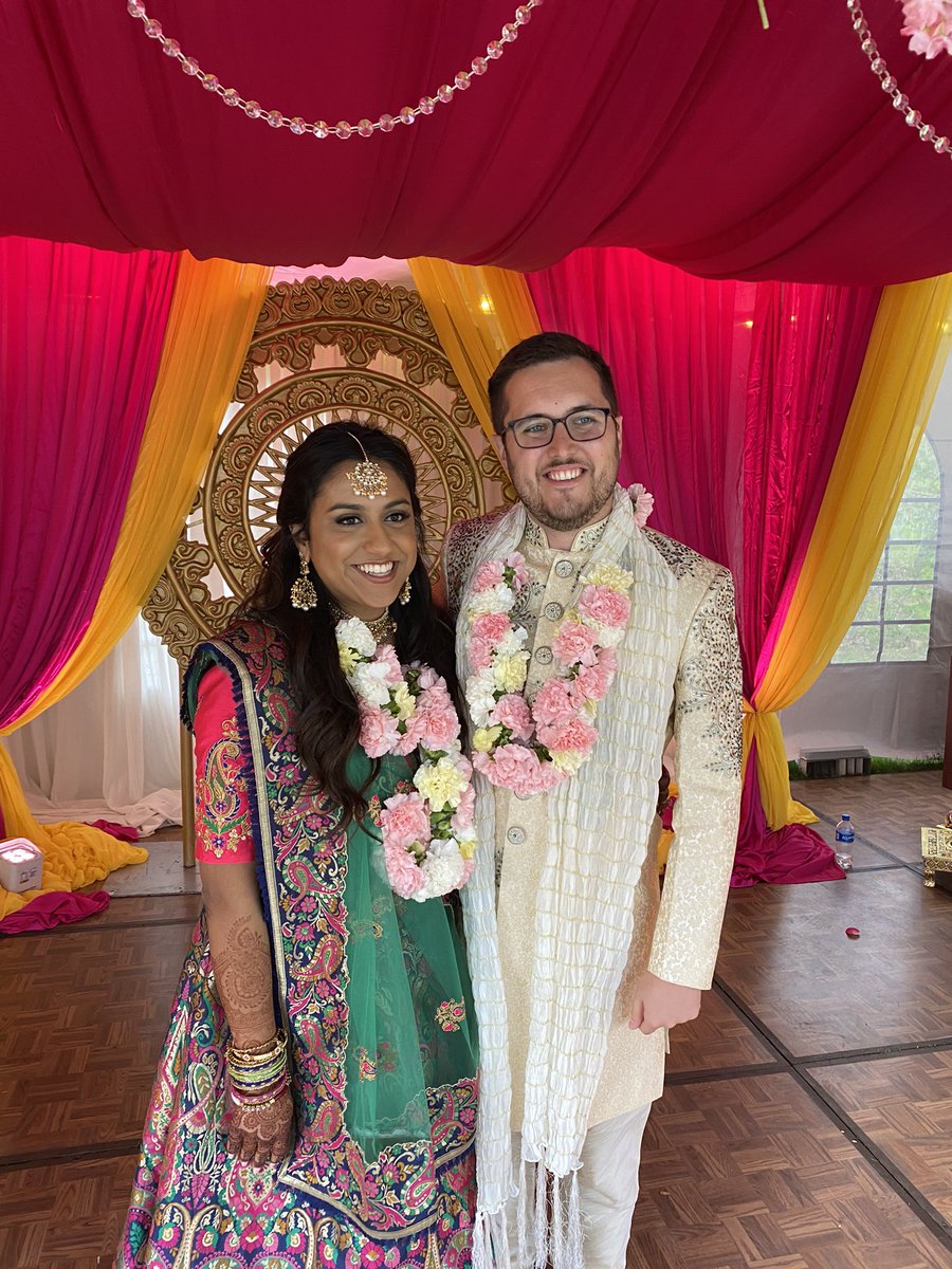 colinmack15's tweet photo. Congrats to my brother and his wife Arti on their wedding day. It was perfect! https://t.co/oFVapnTzfD