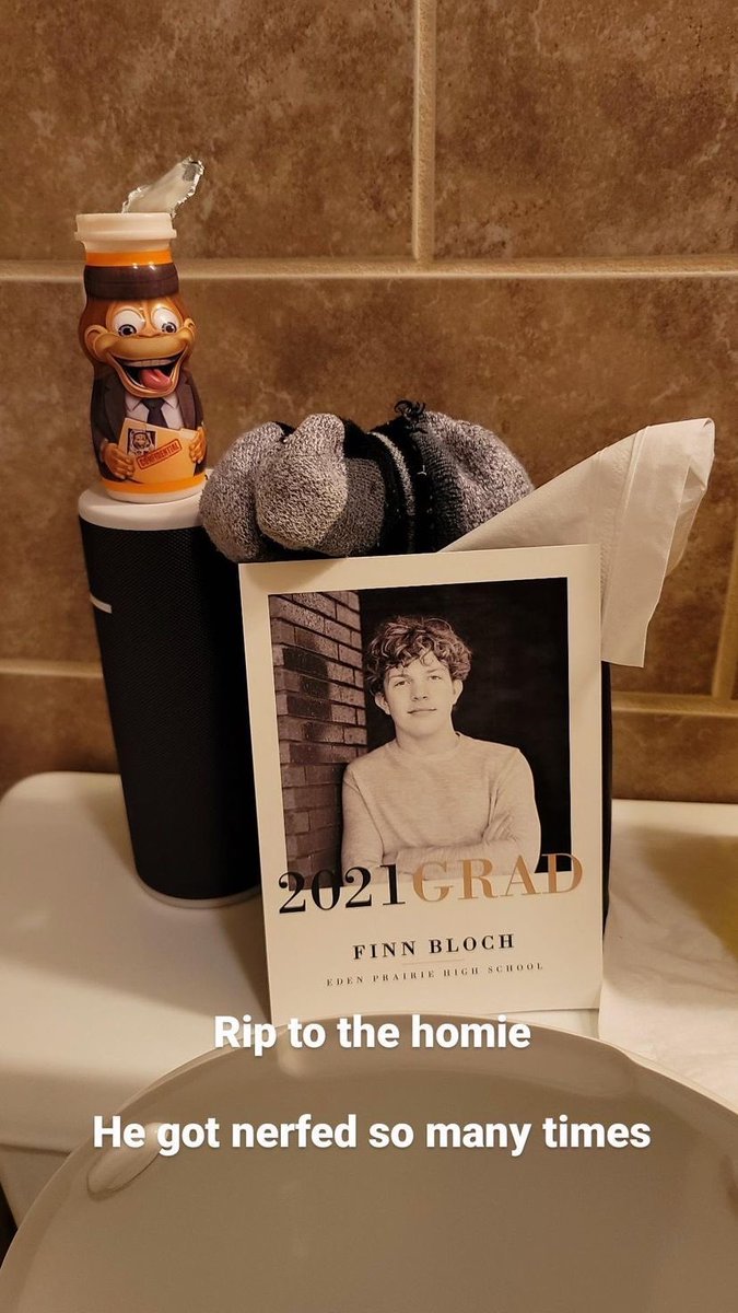 Memorial for Finn, got yang gang banged one too many times