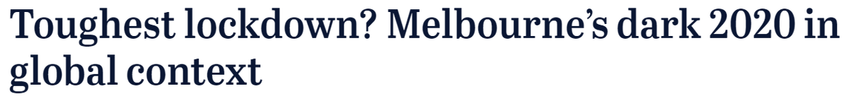 The article correctly states that Australia reached a max total of 78 (78.24 to be precise) in February this year. With 30 countries scoring higher than 95, clearly, Australia (and Vic) did not have the toughest lockdown, making this article rather pointless but whatever...