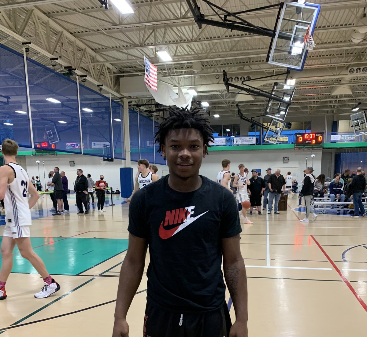 IsaacDennis_2's tweet photo. 2022 Greyson Pritzl scored 26 pts &amp; Armani Jones added 18 for @WisRAPnation 17U in a tough win to advance at #WISpringShowdown @ny2lasports @Ny2laWisconsin https://t.co/QGG1qRHCRz