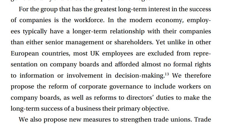 WorkerDirectors's tweet image. There&apos;s broad support for #codetermination in the UK.

The final report of the @IPPR Commission on Economic Justice, &quot;Prosperity and justice: A plan for the new economy&quot;, backed #WorkersOnBoards in 2018.

ippr.org/research/publi…

@carysroberts @TomKibasi