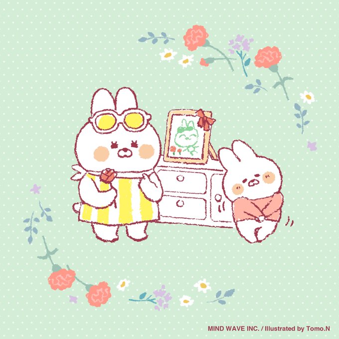 うさぎのムーちゃんのtwitterイラスト検索結果