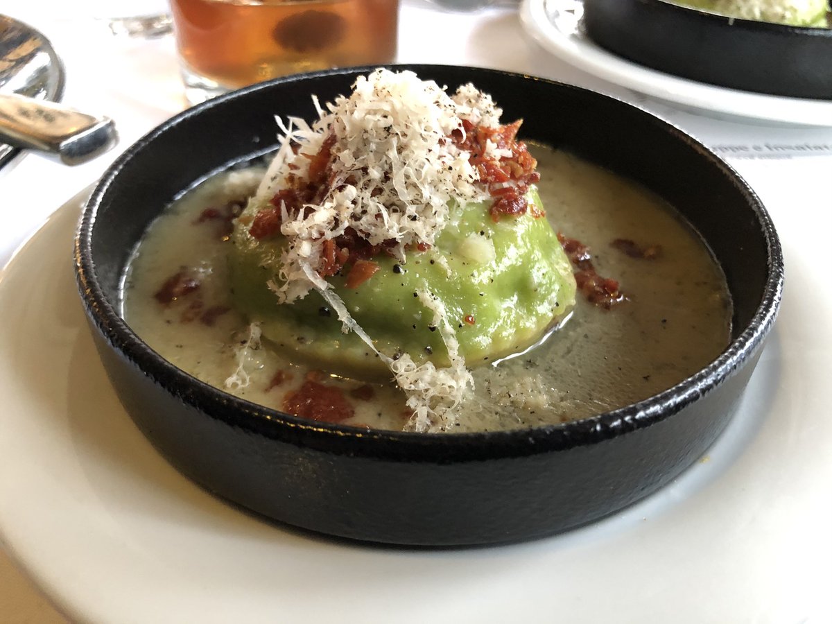 SparrowCoffee's tweet photo. If I were an owner @ #GibsonsItalia, I would pull #ChefSosa from this restaurant &amp; give him his own venue featuring his take on #Italian food. Seriously, an incredible talent that no one has heard of yet &amp; in my opinion Michelin star capable. https://t.co/Jcr1hE9KzI