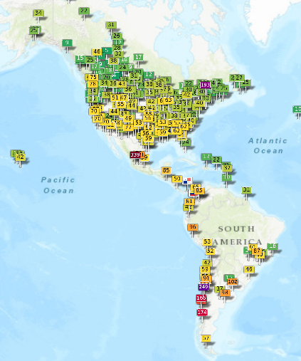 salvador_alc's tweet photo. En todo #Guadalajara el aire está contaminado por el incendio en La Primavera, pero en el suroeste (Las Águilas) es especialmente alarmante. En estos momentos es una de la zonas más tóxicas en el continente americano según el World Air Quality Index 😱
https://t.co/TpHmbUshsA https://t.co/zazRi3gWX2