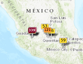 salvador_alc's tweet photo. En todo #Guadalajara el aire está contaminado por el incendio en La Primavera, pero en el suroeste (Las Águilas) es especialmente alarmante. En estos momentos es una de la zonas más tóxicas en el continente americano según el World Air Quality Index 😱
https://t.co/TpHmbUshsA https://t.co/zazRi3gWX2