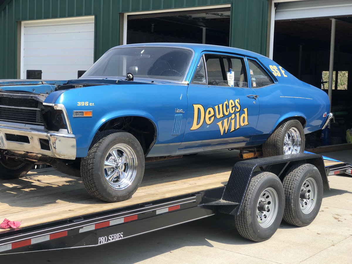 RayBlake1's tweet photo. 1969 SS396 4 speed. Yes those are original miles but original engine and transmission are long gone. LS7 454 crate engine going in https://t.co/MxlBN0HQOa