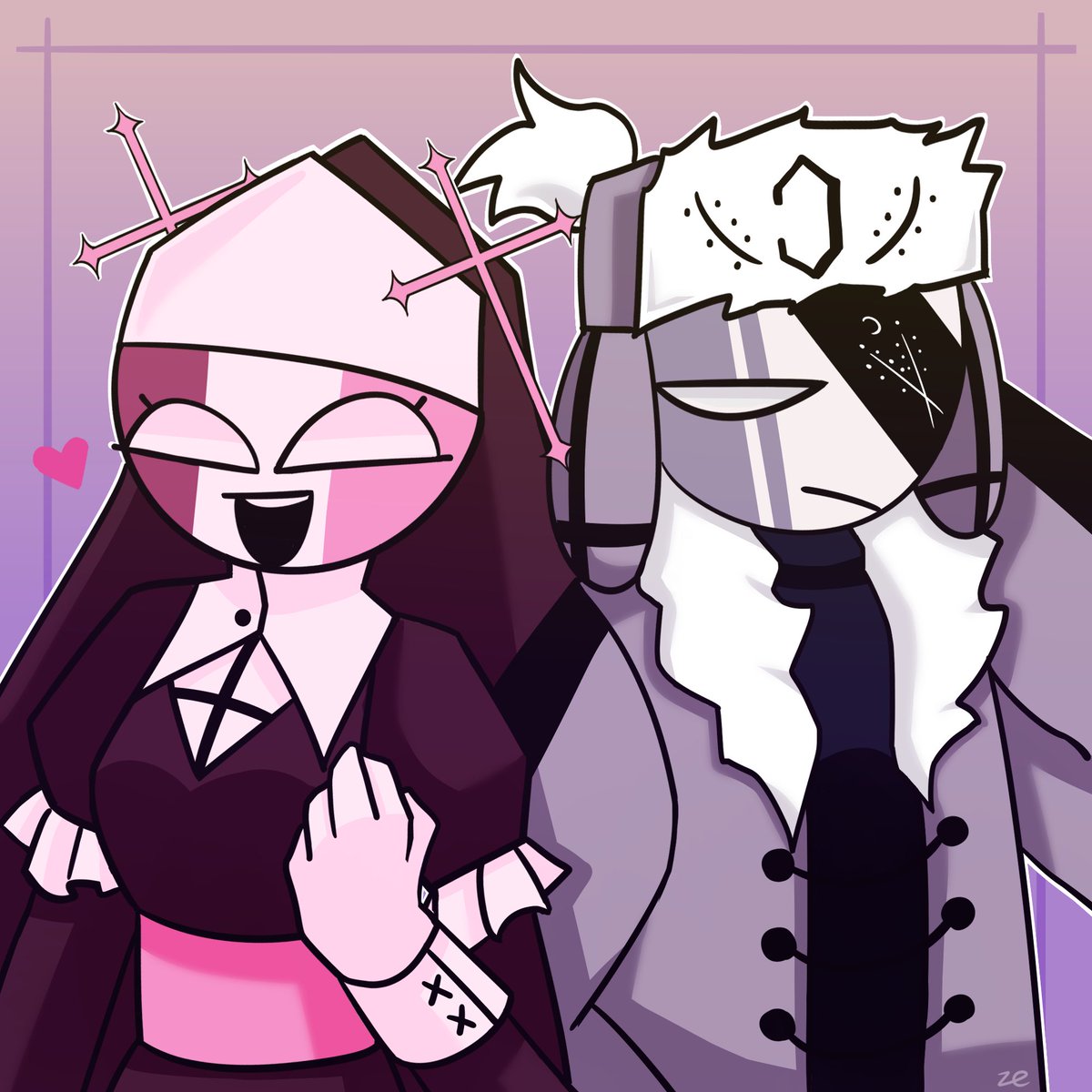sharonzeng370's tweet photo. The Demon and the Criminal.
.
#FNF #midfightmasses #fridaynightfunkin #SarventesMidFightMasses #Sarventemod #Sarvente #Ruvfnf #myart #fnffanart https://t.co/gc2EqWwlcn