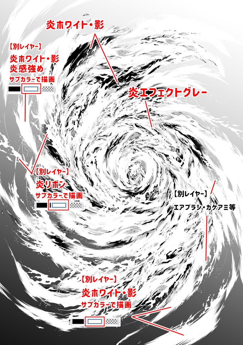 この辺も見たかな。うおおおおおおおってなりました。

ちなみにこの4枚の中で一番使ってもらってるの見たのは無精ひげブラシです。 