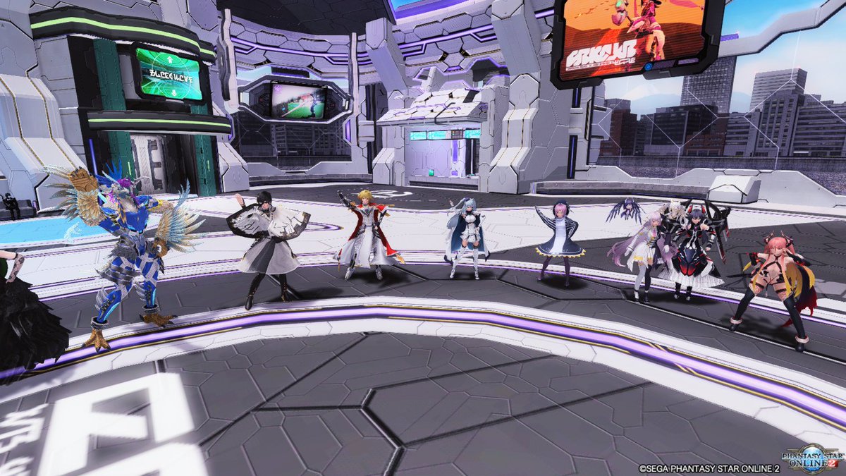 Small PSO2es group photoshoot with Ship 2's friends~ (Thread) #PSO2GLOBAL  #PSO2  #PSO2_SS