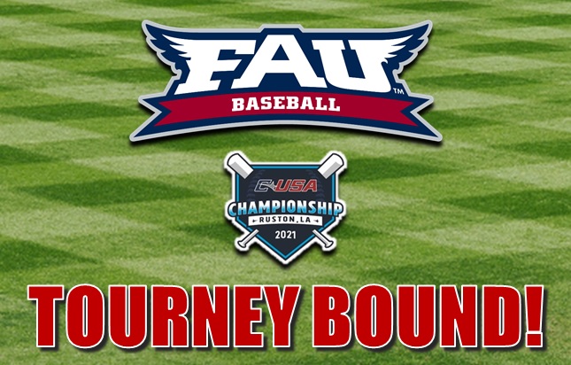 FAU_Owls_Nest's tweet photo. BREAKING: Given their Series WIN today vs #WKU, The Owls have CLINCHED a spot in the 2021 #CUSA Baseball Championship! #FAU #GoOwls! ⚾️🦉⚾️ https://t.co/MKy5C0k8zK
