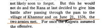 A Clash was Inevitable!Preparations began on both sides. Finally in Blistering Heat of June 21, 1576, Mewar and Mughal Armies Came Face to Face.Place: Khamnur Village, Haldi Ghati Pass.This battle alone requires very detailed Explanation, but I'll try to cover it in short.