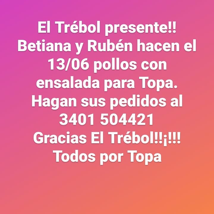 justiciaportopa's tweet photo. Vamos por la #condena a los #asecinos de #mihijo vamos a tribunales. #cortamos calle Balcarce y Montevideo día martes 11 a las 11 hs. Necesitamos recaudar 75000 $ para las pericias judiciales. Hacemos pollos y ensalada para día 13/06. Gracias por su apoyo!!!! #Rosario3 PRESENTE https://t.co/im3XdQnilB