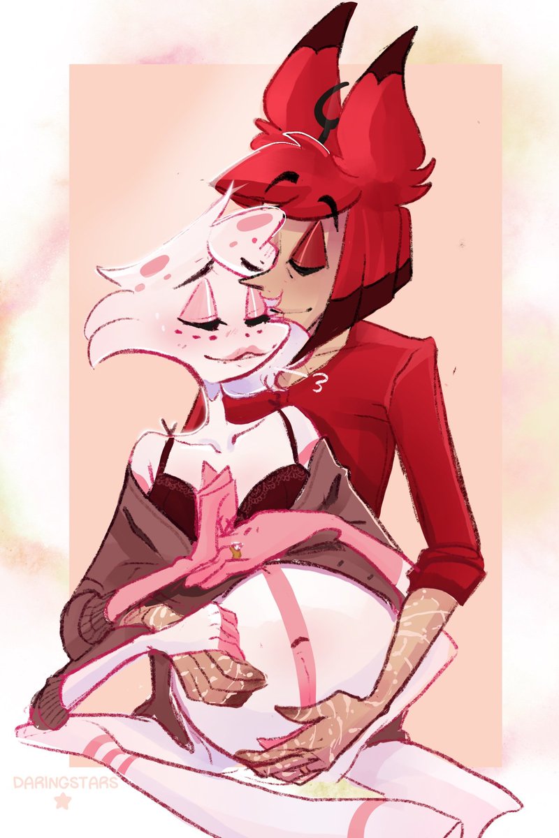 The_Daringstars's tweet photo. CW/ Mpreg, male pregnancy
💕👶🍼💕
Day 6: Fanchild
100% my way of not committing to a fan child design.
#radiodust #SemanaRadioDust #radiodustweek #HazbinHotelFanart #radiodustbaby https://t.co/aOYQ7JFL1B