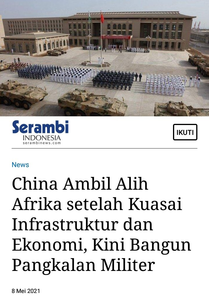 China ambil alih afrika