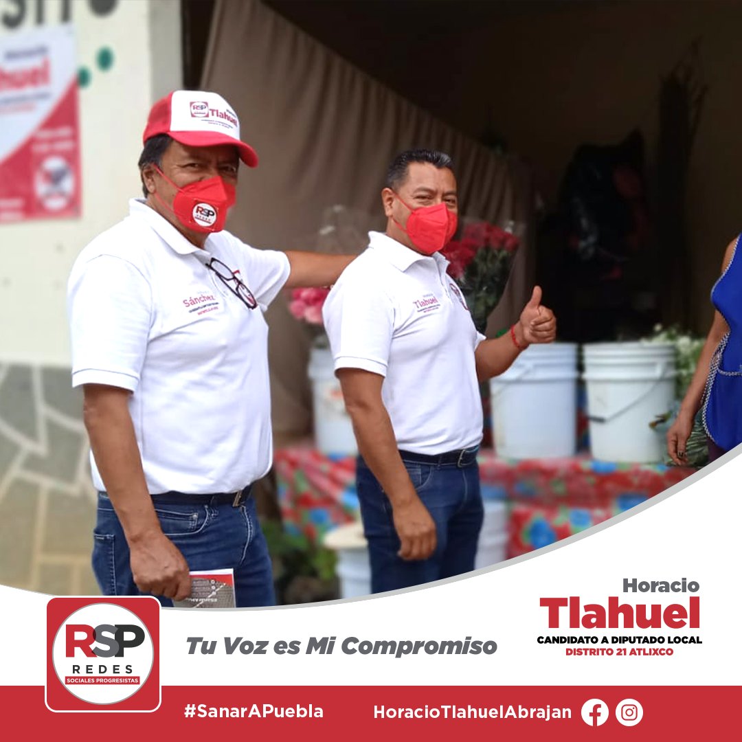 abrajan9's tweet photo. ¡Gracias por otro día más de su cariño, apoyo y sobre todo de su gran aceptación! ¡No les fallaré!
#HoracioTlahuel #SanarAPuebla #SanarAMéxico #YoSoyProgresista #Tecuanipan
#SantaIsabelCholula
#SanGregorioAtzompa
#Distrito21LocalPuebla
#Atlixco
#RSP https://t.co/hskKZlfUmC