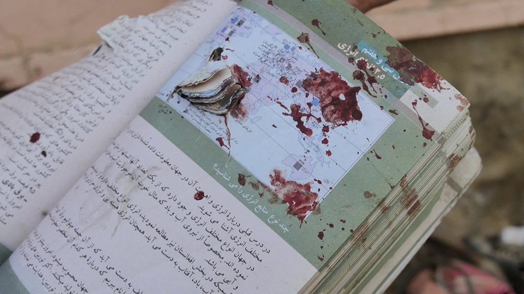 qaisbarakzai2's tweet photo. Truly an act of carnage and Savegery at its worst.
terrorist attack targeting this time a girls’ school in #Kabul claiming more than 30 innocent lives and injuring many more. https://t.co/EHd8AvZh6m