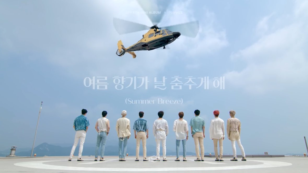 sepgubbueiing's tweet photo. what if sf9 members posting about the sky lately is because in summer breeze mv, it ended on them looking at the sky? hehehe https://t.co/Oi2O91U1G9