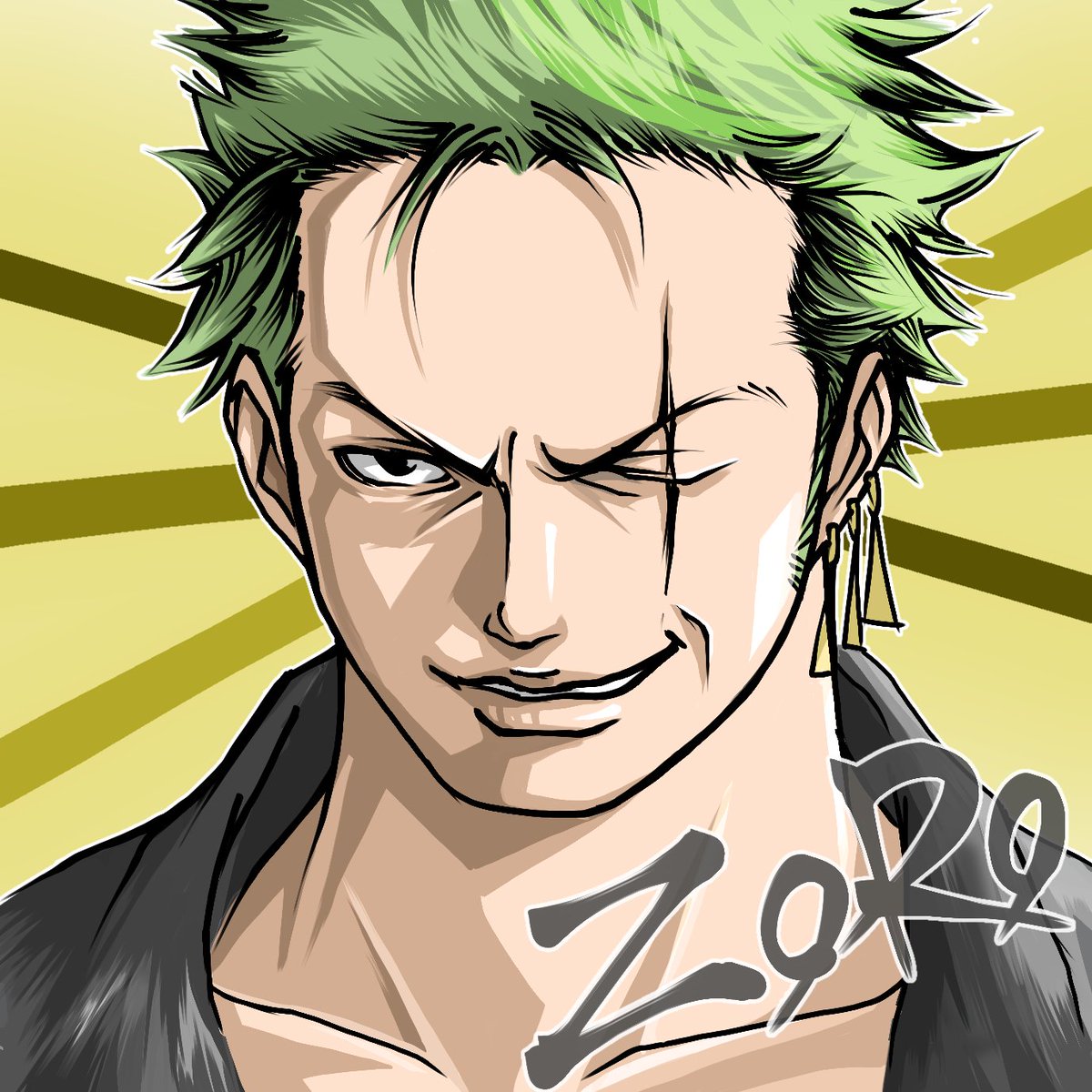 フォロワーさんへお祝いイラストのゾロを描かせて頂きました 喜んで頂けて良かった ギガマックのイラスト フォロワーさんへお祝いイラストのゾロを描かせて頂きました 喜んで頂けて良かった ギガマックのイラスト