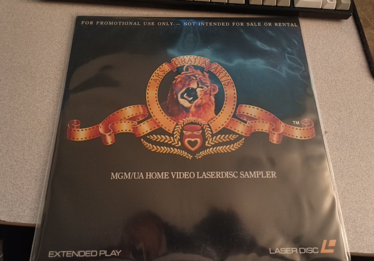 and... Another MGM/UA Home Video Laserdisc Sampler! This is a different one, though. Different films.