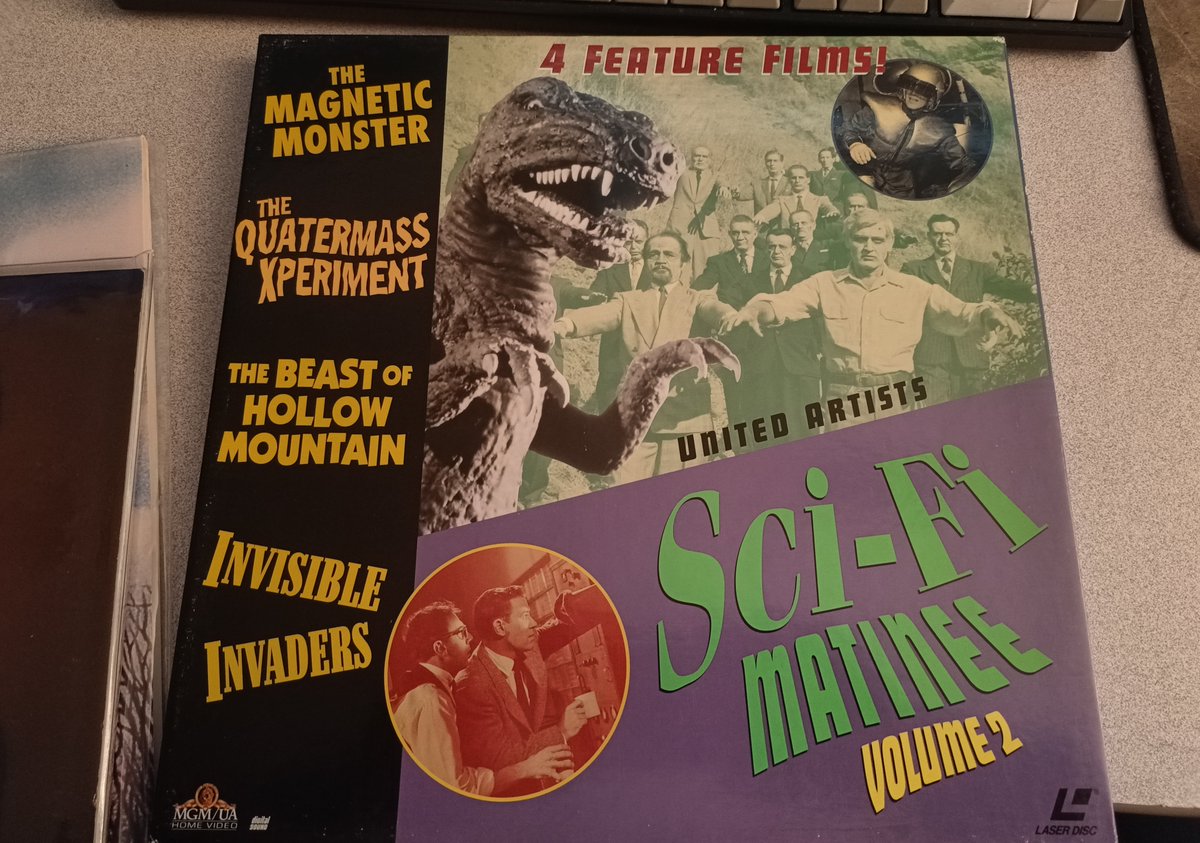 United Artists Sci-Fi Matinee Volume 2, with The Magnetic Monster, The Quartermass Xperiment, The Beast of Hollow Mountain, and Invisible Invaders.