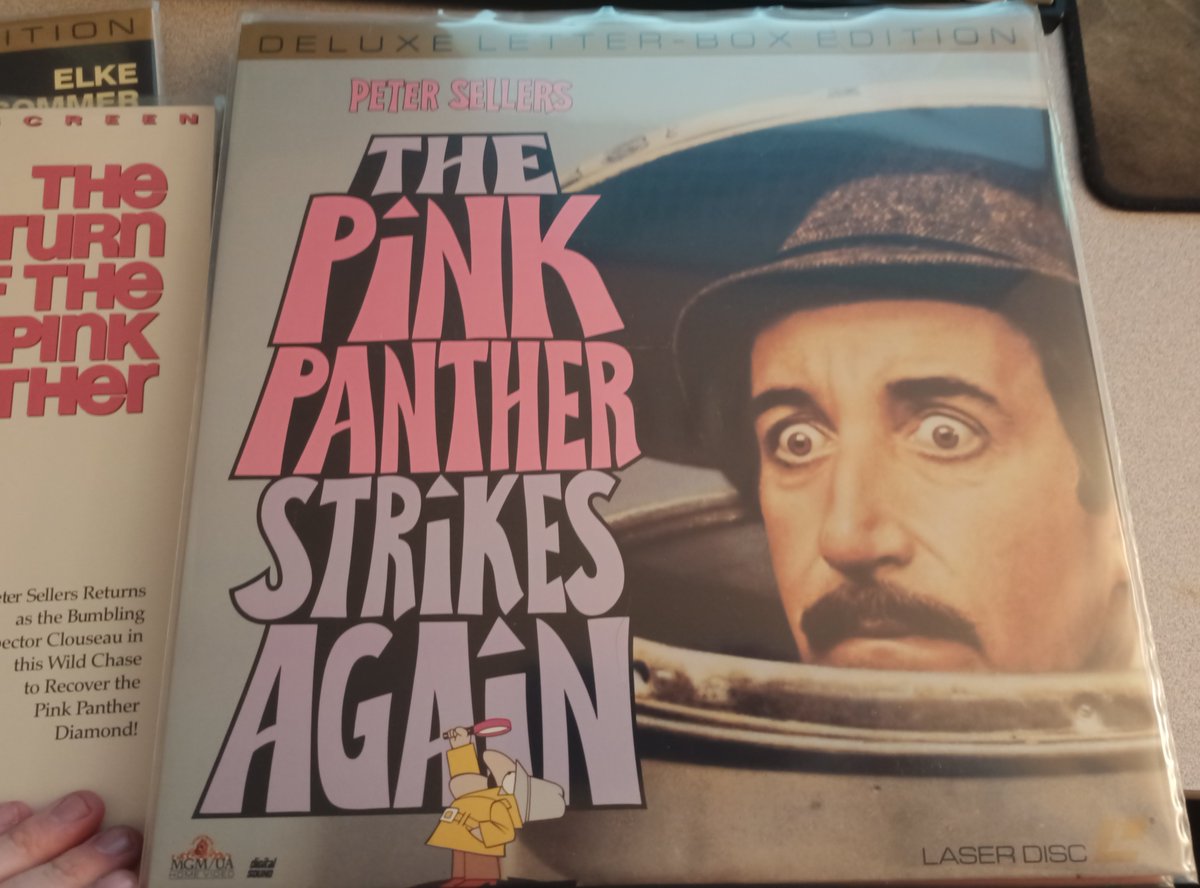 And then some Pink Panthers.A Shot in the Dark, The Return of the Pink Panther, The Pink Panther Strikes Again, and Revenge of the Pink Panther