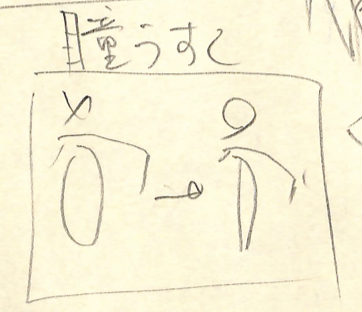 【横目の瞳は薄い】
正面顔の瞳とは形が変わります。
※21年4月基礎コース「横顔」添削結果より 
