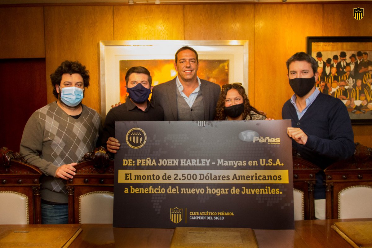capsinfiltro's tweet photo. La Peña John Harley @ManyasEnUSA hizo entrega de la recaudación por la Rifa a @OficialCAP para colaborar con el hogar de @FormativasCAP 💪💪💪
#TODOSJUNTOS https://t.co/j1BkLMnw7t