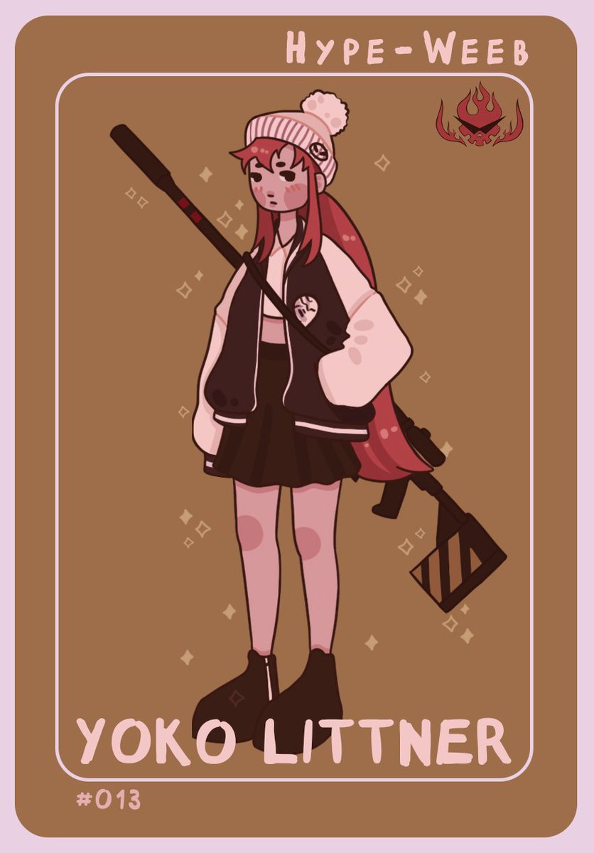 HypeWeebNFT's tweet photo. NEW HYPEWEEB ALERT
YOKO LITTNER (#GurrenLagann) Joins as a Hypeweeb.
She's got her skull-pin and sniper too ;)
Don't miss πhttps://t.co/xMrIKh69nE
#eth #nftart #digitalart #nftcommunity #animart #yoko #littner #opensea @opensea https://t.co/FiaxEQKBwm