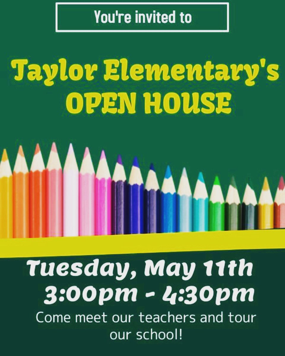 We are having an Open House this Tuesday, May 11th from 3-4:30.  Parents and students can meet our teachers, tour the school, and hear all about the wonderful opportunities our school has to offer. We would love to see you at our open house!