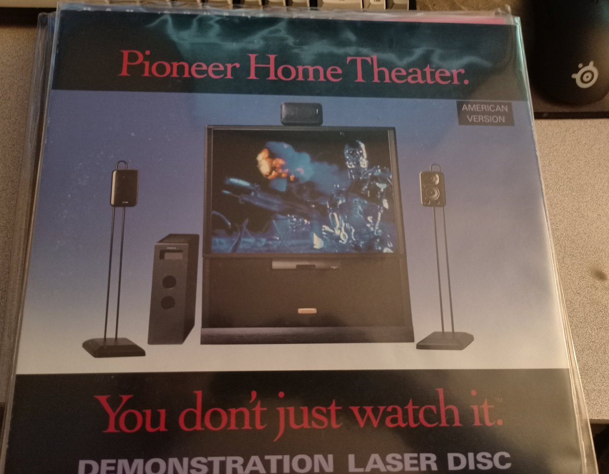 Another promotional laserdisc : Pioneer Home Theater.
