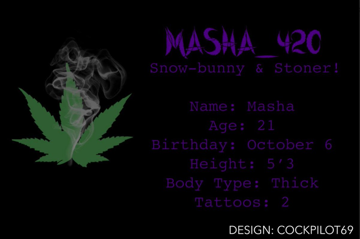_cockpilot69's tweet photo. A Weed Lovers Custom Graphic Profile! 🌿
DM me to get your Chaturbate room spiced up! https://t.co/7Nz0dWp4ZS