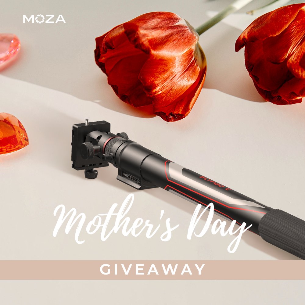 gudsentech's tweet photo. 🚨 GIVEAWAY🚨
Happy Mothers’ Day🥳
Giveaway details on our Facebook and Instagram, please go and check. 😎
Good Luck!😉
#moza #slypode #mothersday #giveaway https://t.co/J3xU5mkaPZ