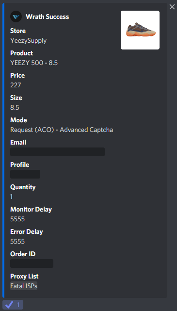 Osmorredor's tweet photo. Man... I thought these were a brick, I slept hard....
Bot: @wrathsoftware 
Proxies: @fatalproxies 
Emails: @ArtemisProx 
CG: @LacedNetwork @Soleus https://t.co/kkzsQIkG93
