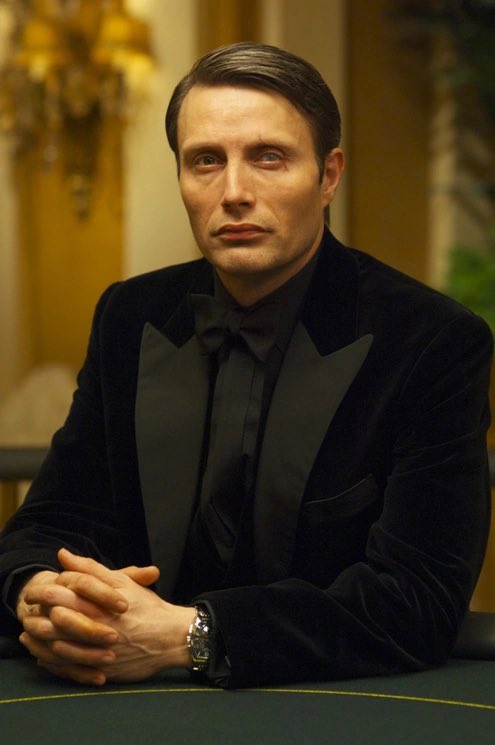 timmy__moore's tweet photo. Le Chiffre is hosting SNL? #elon https://t.co/60I7nFkfnj