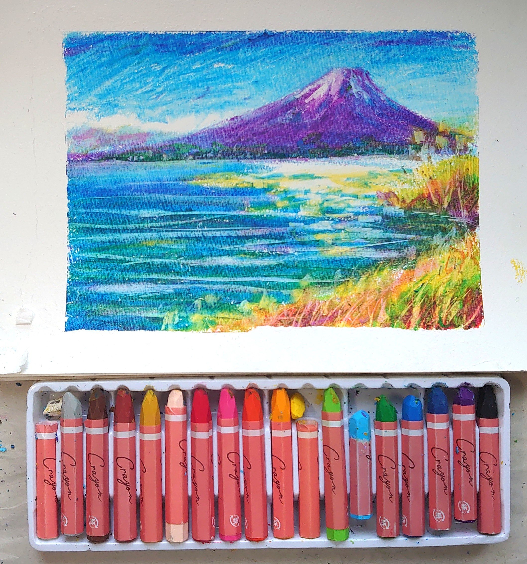 パステル画・クレヨン画 【愛と勇気だけが】 パステル画・クレヨン画 【愛と勇気だけが】