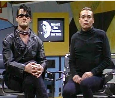 Next sketch is an Icelandic TV talk show which is a completely shameless ripoff of Mike Myers's famous Sprockets