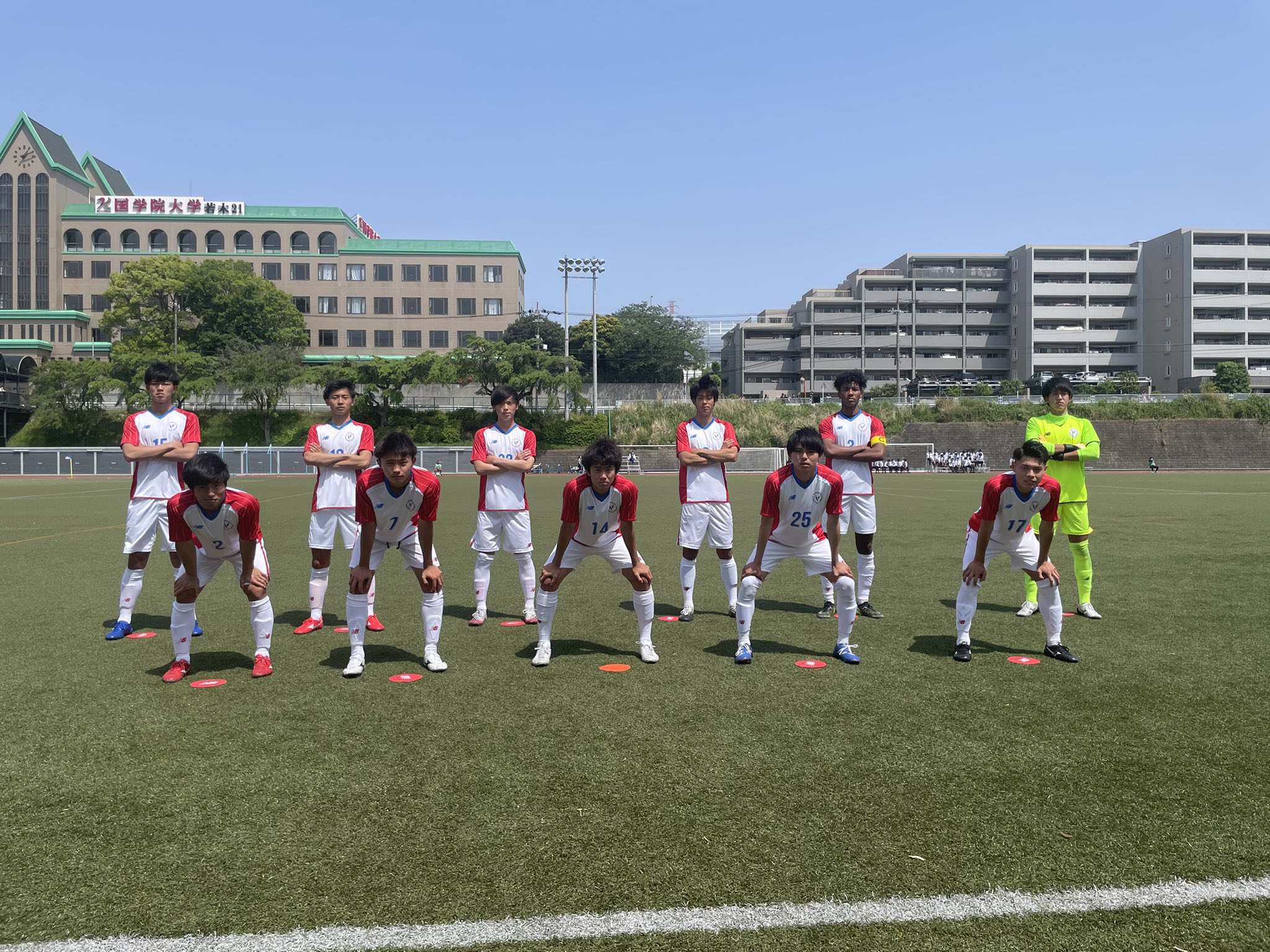 山梨学院大学サッカー部 公式 東京都大学サッカーリーグ1部第5節 Vs 國學院大学 キックオフ T Co Qkyyc5jbeh Twitter