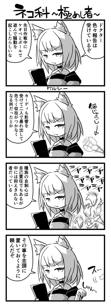 ネコ科〜極めし者〜(ケルシー) #アークナイツ 