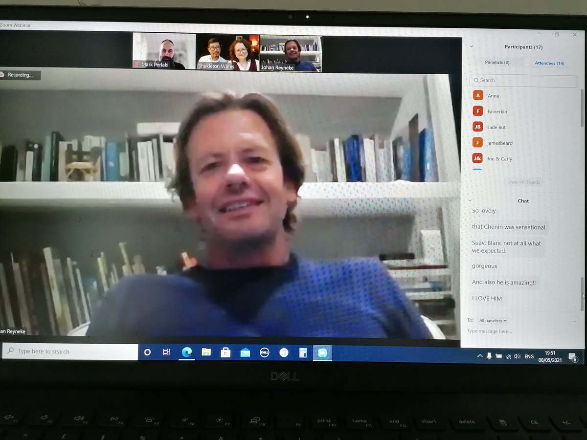 Surf's up. 🏄🍷🦁
Many thanks @ZAVineHugger for beaming into UK abodes and sharing the love <a href="/ReynekeWines/">Reyneke Wines</a>
Baie lekker, as in pass the Cornerstone.