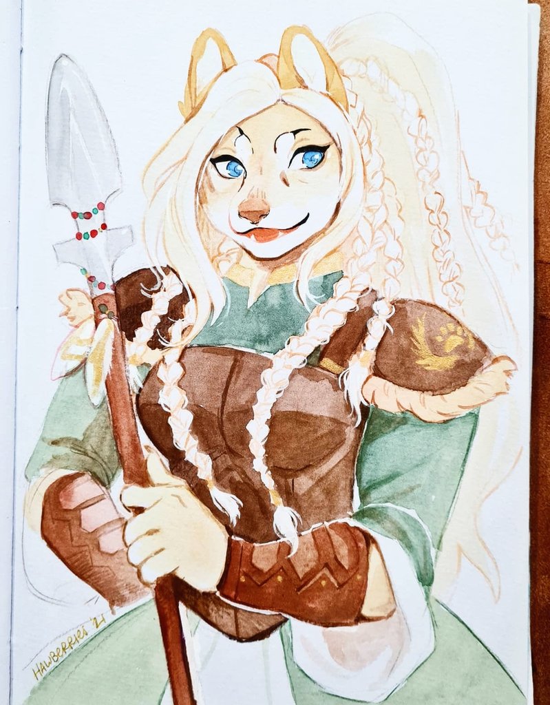 paintings done in tanro's glorious sketchbook 5 years apart! I still really like the 2016 piece 🥺
