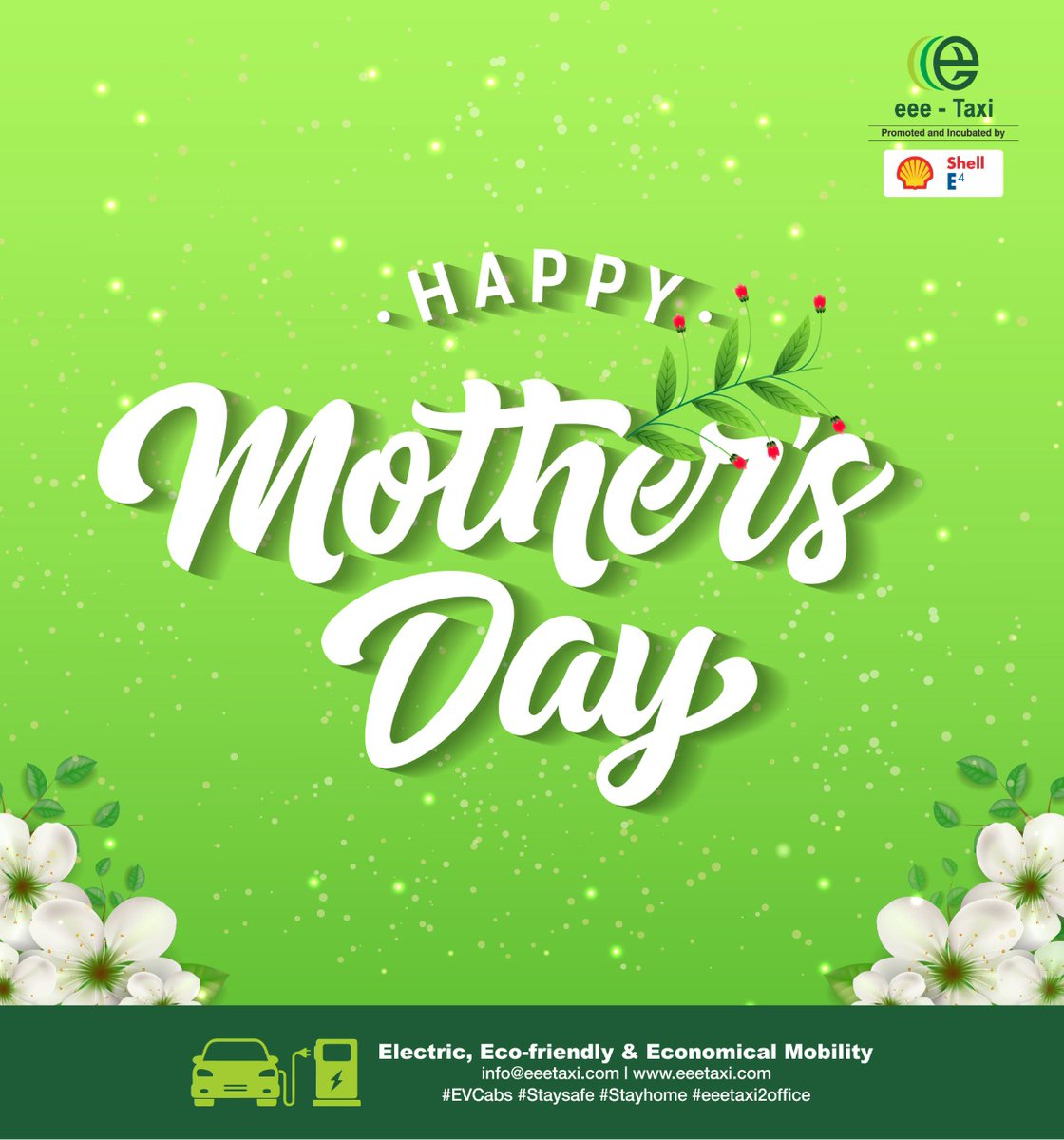 eee_taxi's tweet image. Wishing everyone a very Happy Mother&apos;s Day!

@NishantSaini3 @Shell_India 

#shelle4 #eeetaxi #cleancabs #emobility #mothersday #happiness