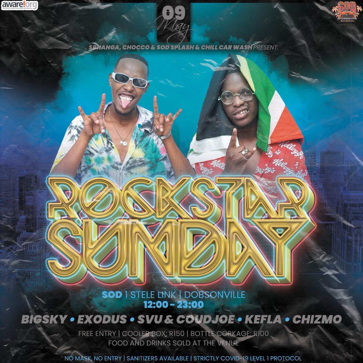 #RockStarSunday <a href="/SOD_Splash/">S.O.D Splash and Chill Car Wash</a> in a few.... SI ON mos?