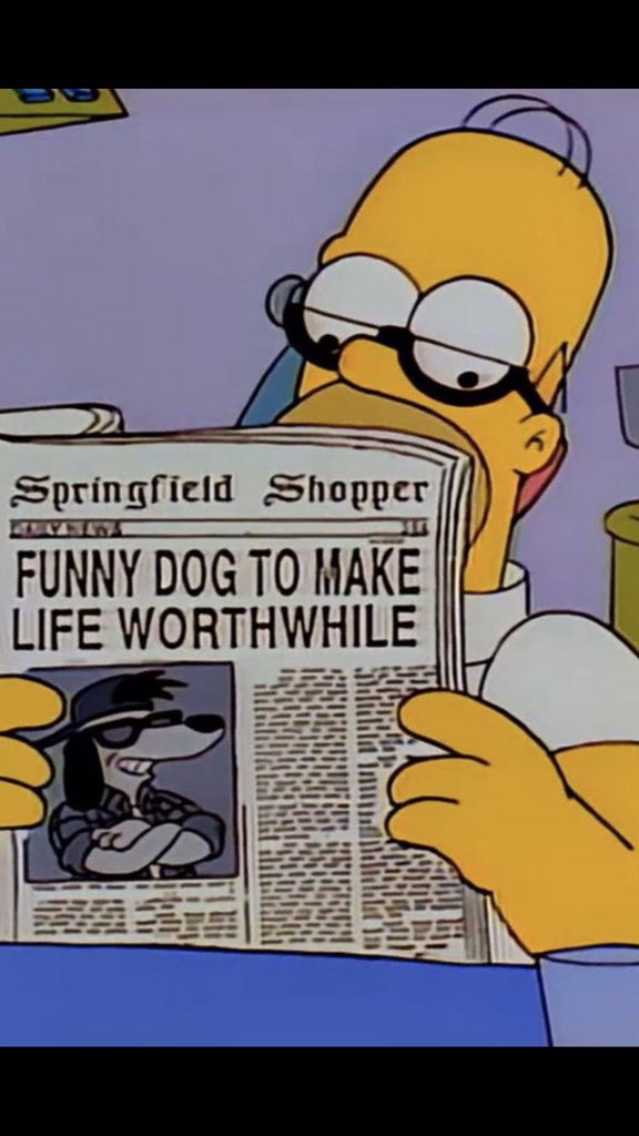 Moweeeed's tweet photo. Simpsons did it again! Season 8 Episode 14 #DogeSNL #dogetothemoon #doge https://t.co/3jEgeBVtLA