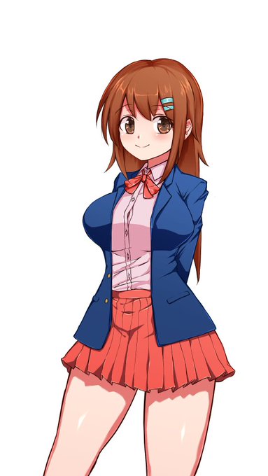 この子のエッチなCG集でも出す予定です 