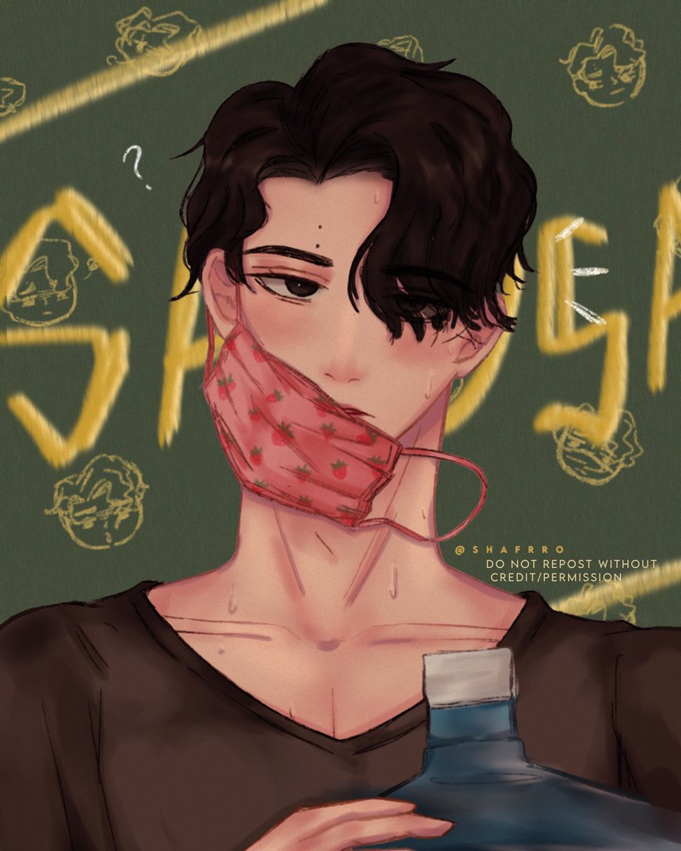 sefrroyeo's tweet photo. Sakusa Kiyoomi AU as 'kang galon':D
Hehe
.
.
.
#SakusaKiyoomi #Haikyuu #alternateuniverse #haikyuufanart #anime #fanart #hqfandom #haikyuucharacters https://t.co/w96tnwrm2K