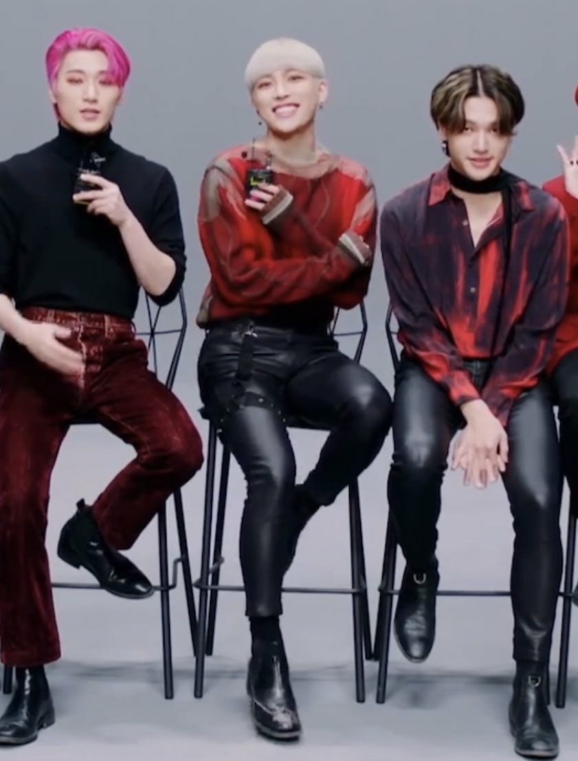 i Promise that i am looking so Respectfully... i'm just saying that if they paired these pants on joong with a little crop top and leather jacket you would never hear from me again