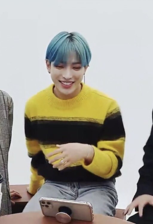 this is where complete self indulgence comes into play. these cowards put hongjoong in a half skirt and called it a day and i wouldn't feel the urge to start committing crimes of passion. dw lgbtq community, i will continue to manifest until we get what we deserve.